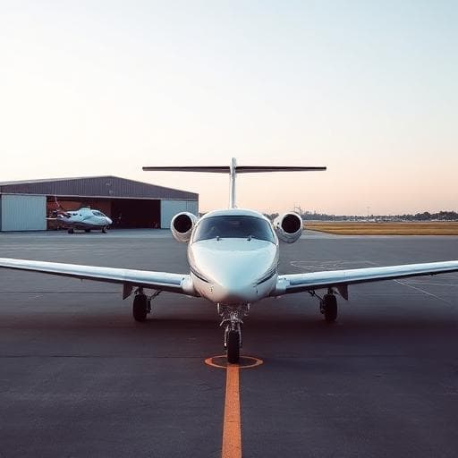Aircraft maintenance work at KRAP